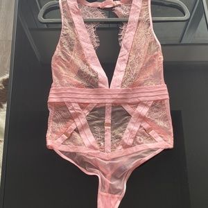Belinda Candy Pink Bodysuit